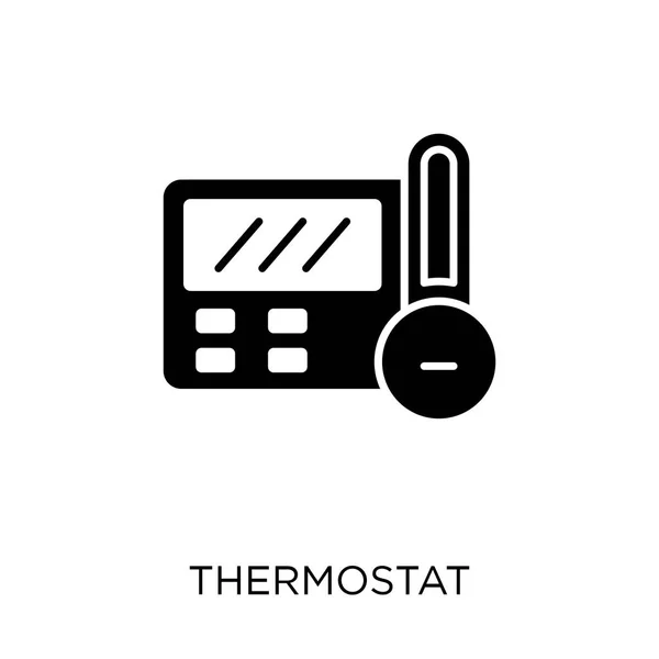 Ikona Termostat Termostat Symbol Design Smarthome Kolekce Jednoduchý Prvek Vektorové — Stockový vektor