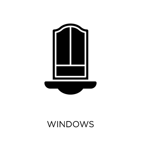 Windows のアイコン スマート コレクションから Windows シンボル デザイン 白い背景の上の単純な要素ベクトル図 — ストックベクタ