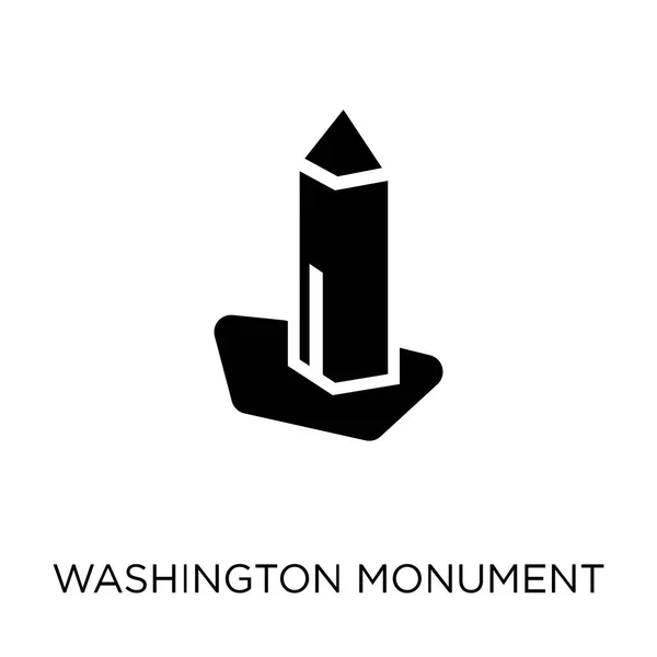 Washington Monument Pictogram Washington Monument Symbool Ontwerp Uit Collectie Van — Stockvector