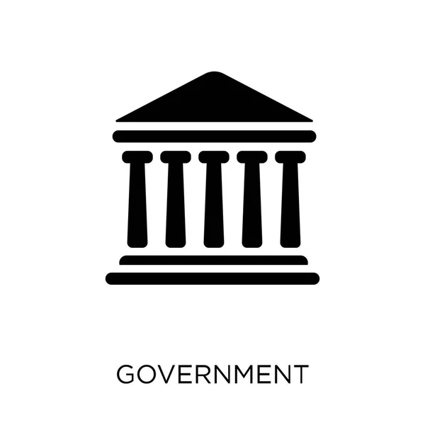 Government Icon Government Symbol Design United States America Collection Simple — Stock Vector