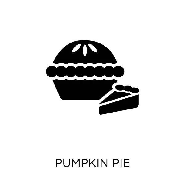 Pumpkin Pie Ikona Pumpkin Pie Symbol Projekt Kolekcji Stany Zjednoczone — Wektor stockowy