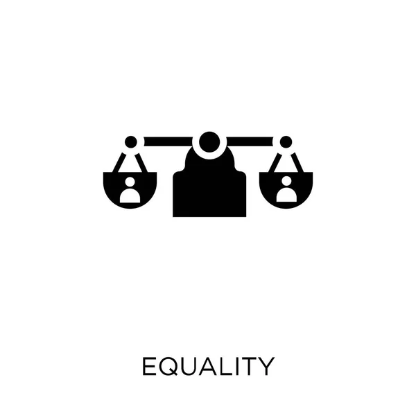 Egyenlőség Ikonra Egyenlőség Jel Tervez Ból Politikai Gyűjtemény Egyszerű Elem — Stock Vector