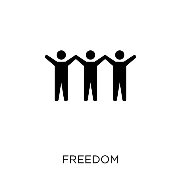 Szabadság Ikonra Szabadság Szimbóluma Design Politikai Gyűjteményből Egyszerű Elem Fehér — Stock Vector