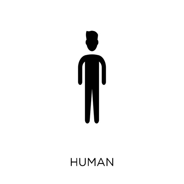 Icono Humano Diseño Símbolo Humano Colección Political Ilustración Simple Del — Vector de stock