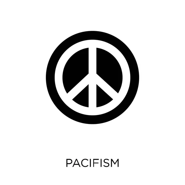 Pacifisme Pictogram Pacifisme Symbool Ontwerp Uit Politieke Collectie Eenvoudig Element — Stockvector