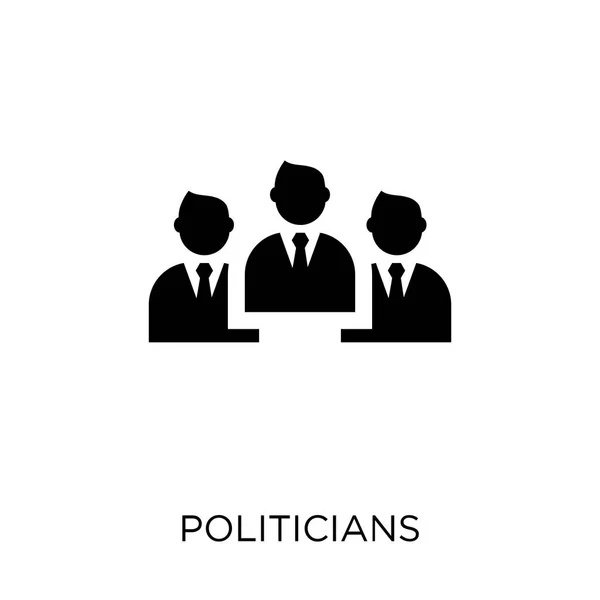 Icono Políticos Diseño Símbolos Políticos Colección Political Ilustración Simple Del — Vector de stock