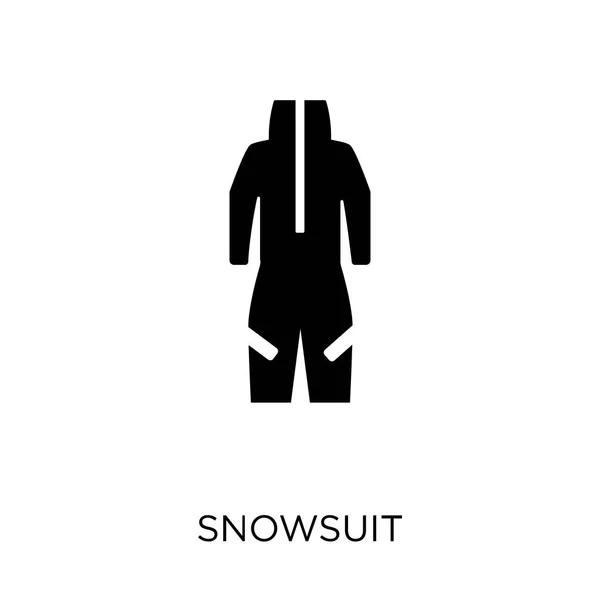 Snowsuit Pictogram Snowsuit Symbool Design Uit Wintercollectie Eenvoudig Element Met — Stockvector