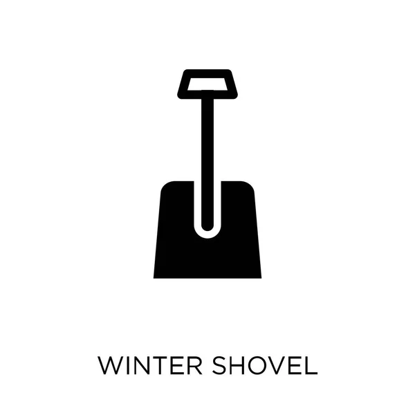 Vinter Spade Ikonen Vinter Spade Symbol Design Från Vinterkollektionen Enkelt — Stock vektor