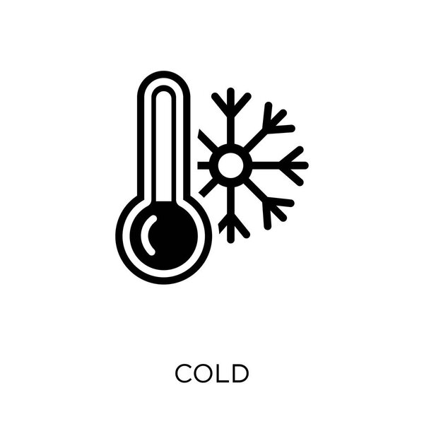 Cold icon. Cold symbol design from Winter collection. Simple element vector illustration on white background.