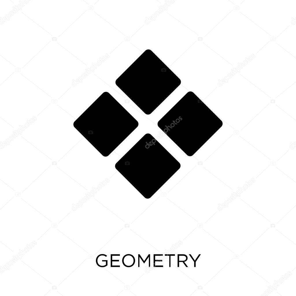 Geometry icon. Geometry symbol design from Geometry collection. Simple element vector illustration on white background.
