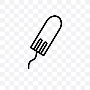 Doku vektör lineer simgesi üzerinde şeffaf arka plan izole, doku saydamlık kavramı web ve mobil için kullanılabilir