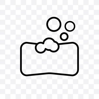 abdest vektör lineer simge üzerinde şeffaf arka plan izole, abdest saydamlık kavramı web için kullanılan ve mobil olabilir