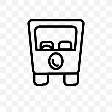 Çekçek vektör lineer simgesi üzerinde şeffaf arka plan izole, çekçek saydamlık kavramı web ve mobil için kullanılabilir