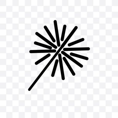 Maytap vektör lineer simgesi üzerinde şeffaf arka plan izole, maytap saydamlık kavramı web ve mobil için kullanılabilir