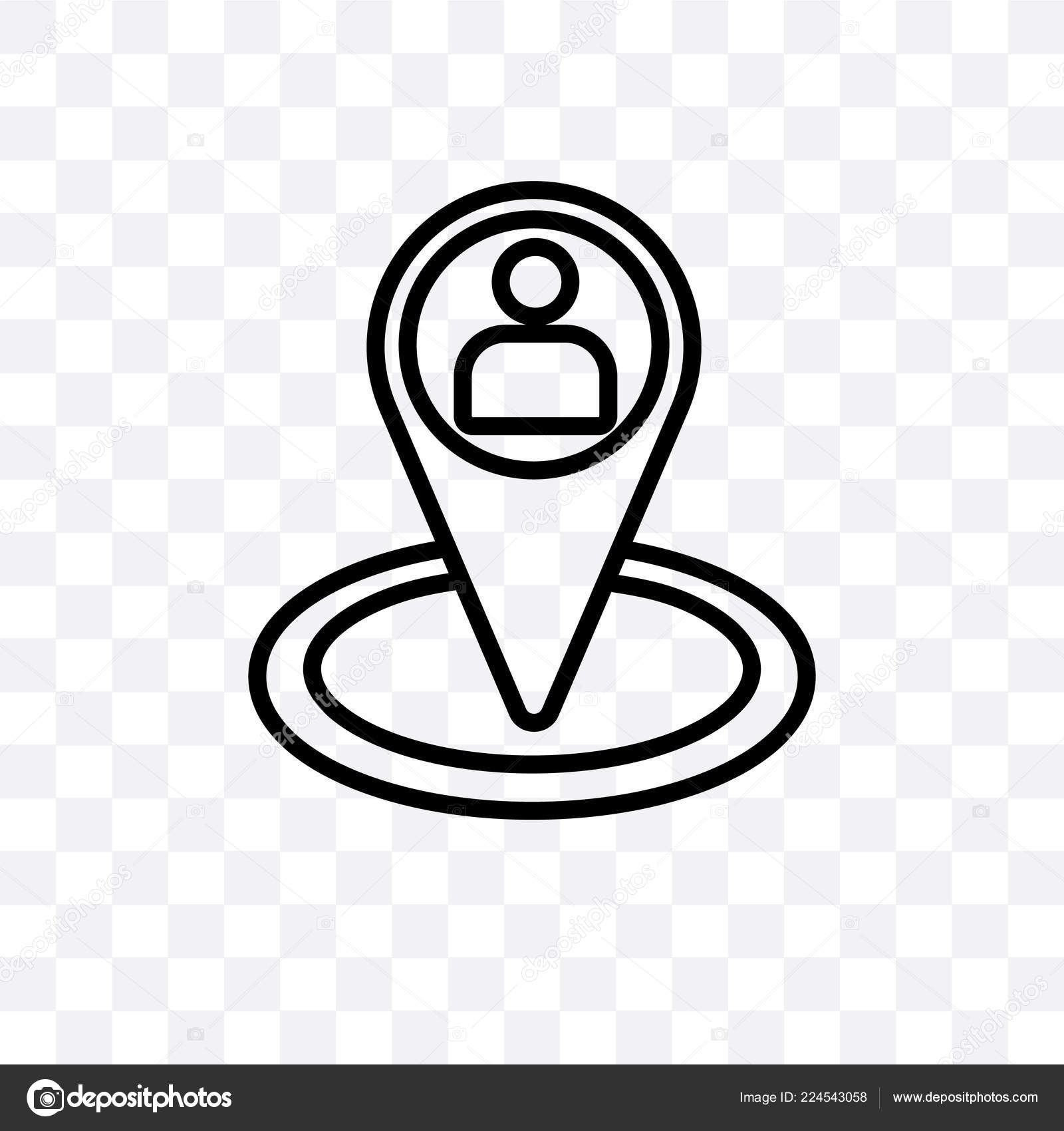 Início Vetor Localização Ícone Linear Isolado Fundo Transparente Início  Conceito Vetor de ©CoolVectorStock 224543058, image size:1600x1700