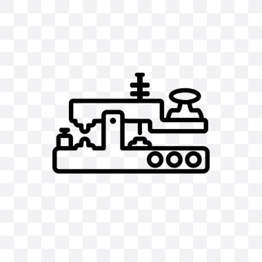 Mors kodu vektör lineer simge üzerinde şeffaf arka plan izole, Mors saydamlık kavramı web için kullanılan ve mobil olabilir
