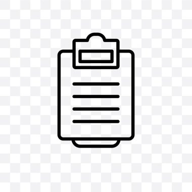 Pano vektör lineer simgesi üzerinde şeffaf arka plan izole, pano saydamlık kavramı web ve mobil için kullanılabilir