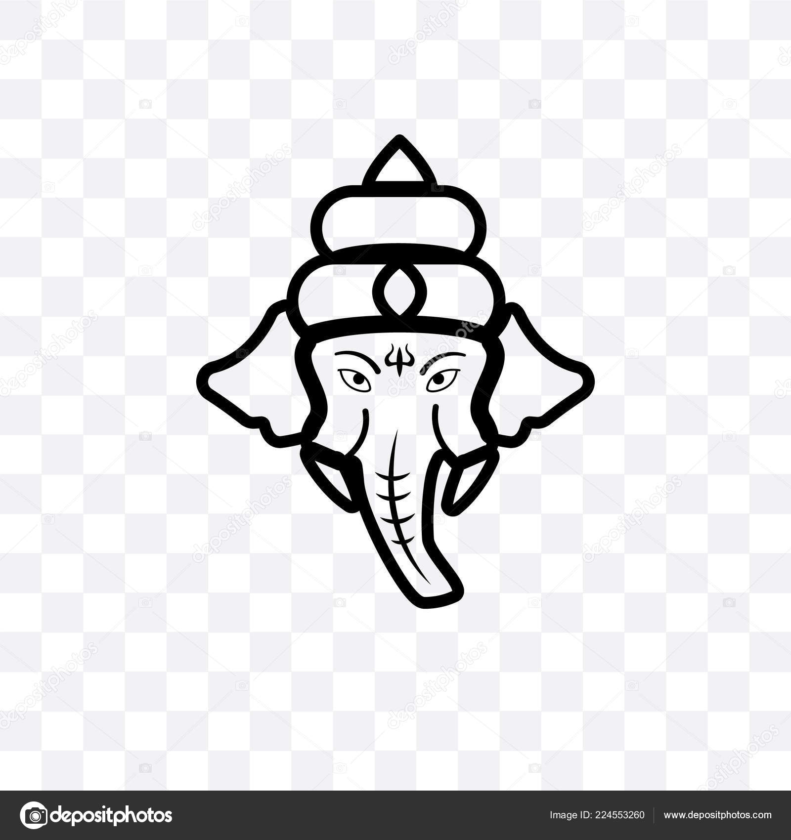 ganesha vector linear icon isolated transparent background ganesha transparency concept stock vector c coolvectorstock 224553260 https depositphotos com 224553260 stock illustration ganesha vector linear icon isolated html