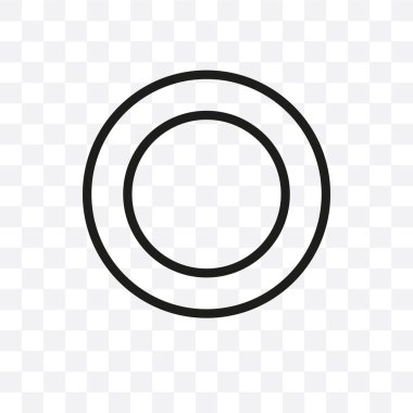 salmastra vektör lineer simge üzerinde şeffaf arka plan izole, salmastra saydamlık kavramı web için kullanılan ve mobil olabilir