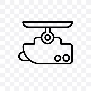 Gözetim vektör lineer simgesi üzerinde şeffaf arka plan izole, gözetim saydamlık kavramı web ve mobil için kullanılabilir