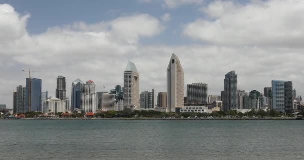 Downtown Skyline de San Diego Califórnia EUA — Vídeo de Stock
