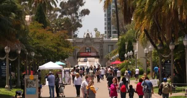 Balboa Park w San Diego, Kalifornia, USA — Wideo stockowe