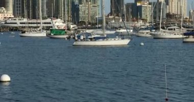 San Diego California ABD şehir merkezi silueti