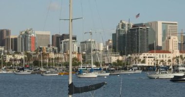 San Diego California ABD şehir merkezi silueti