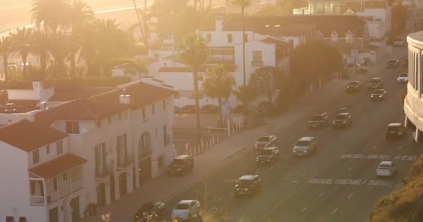 Stranden Santa Monica Kalifornien — Stockvideo