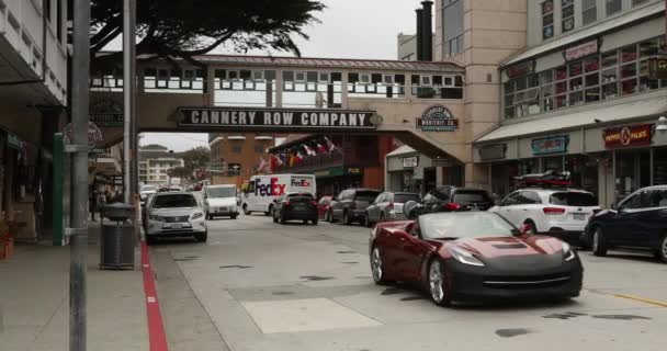 USA, Kalifornien, Central Coast, Monterey, Cannery Row — Stockvideo