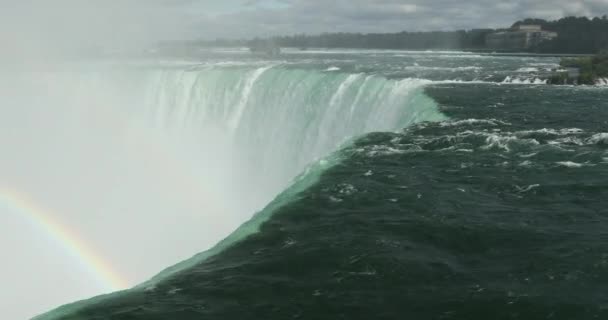 Horseshoe Falls, Niagara Falls, Ontario, Canadá — Vídeos de Stock