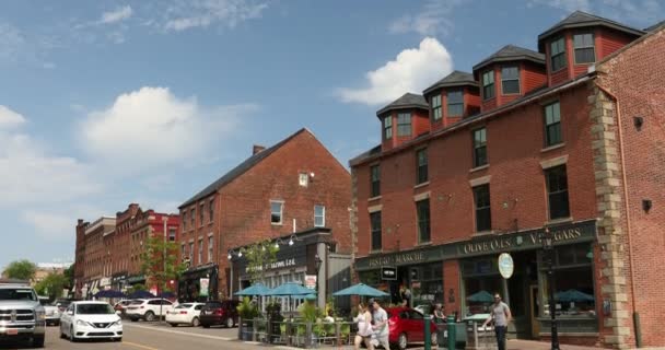 Downtown Charlottetown PEI Kanada — Stock videók