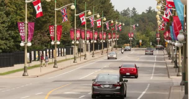 Pendolari nel centro urbano di Ottawa Canada — Video Stock