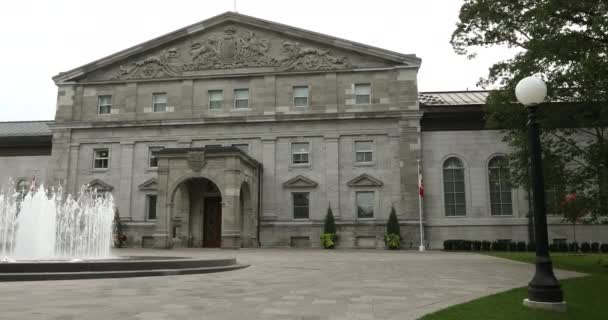 Rideau Hall Govenor Residência geral em Ottawa Ontário Canadá — Vídeo de Stock