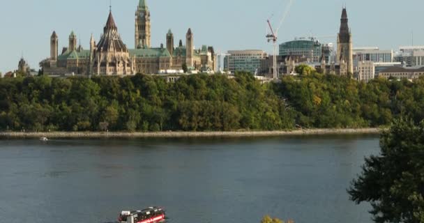 Parliament Hill in Ottawa Ontario Kanada — Stockvideo