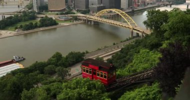 Pittsburgh Pennsylvania ABD 'nin Skyline manzarası