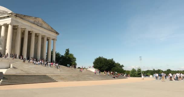 Thomas Jefferson minnested i Washington DC USA – stockvideo