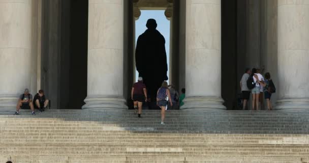 Thomas Jefferson memorial em Washington DC EUA — Vídeo de Stock