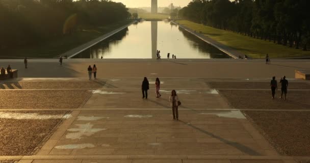 Washington Monument in DC USA — Stockvideo