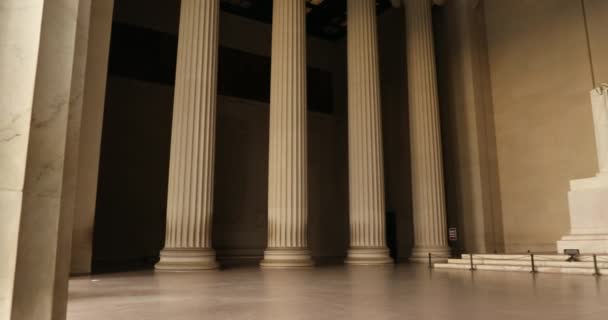 Мемориал Линкольна в Вашингтоне — стоковое видео