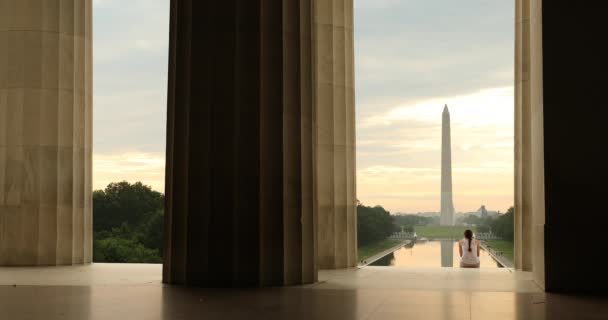 Monumento a Washington en DC EE.UU. — Vídeos de Stock