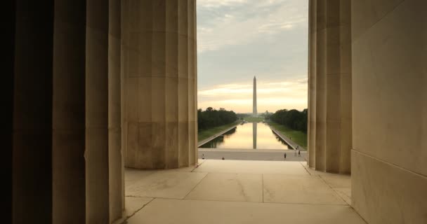 Washington Monumento em DC EUA — Vídeo de Stock