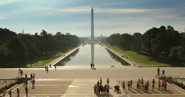 Памятник Вашингтону в США — стоковое видео