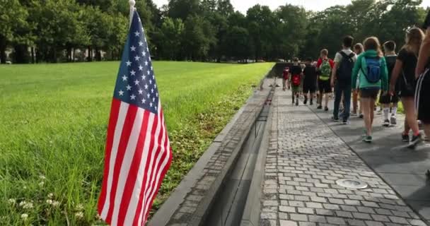 Mémorial de guerre du Vietnam Washington DC USA — Video