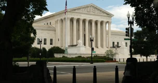Suprema Corte dos Estados Unidos Washington DC EUA — Vídeo de Stock