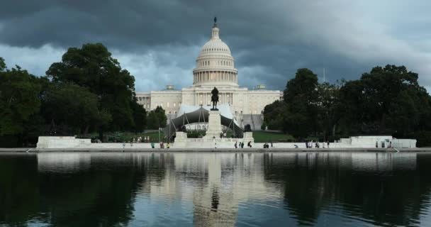 Washington DC 'deki Kongre Binası — Stok video