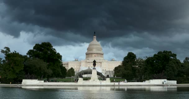 华盛顿特区的国会大厦 — 图库视频影像