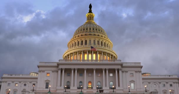 Capitol Building i Washington DC USA — Stockvideo