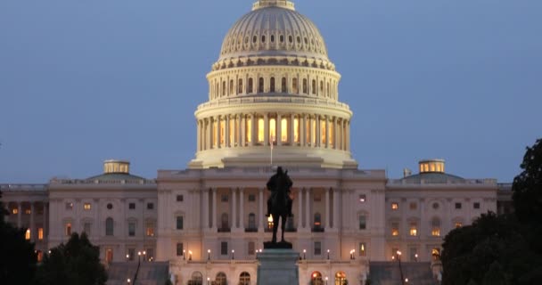 Capitol Building en Washington DC EE.UU. — Vídeos de Stock