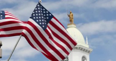 Chambersburg, Pennsylvania 'da Amerikan bayrağı